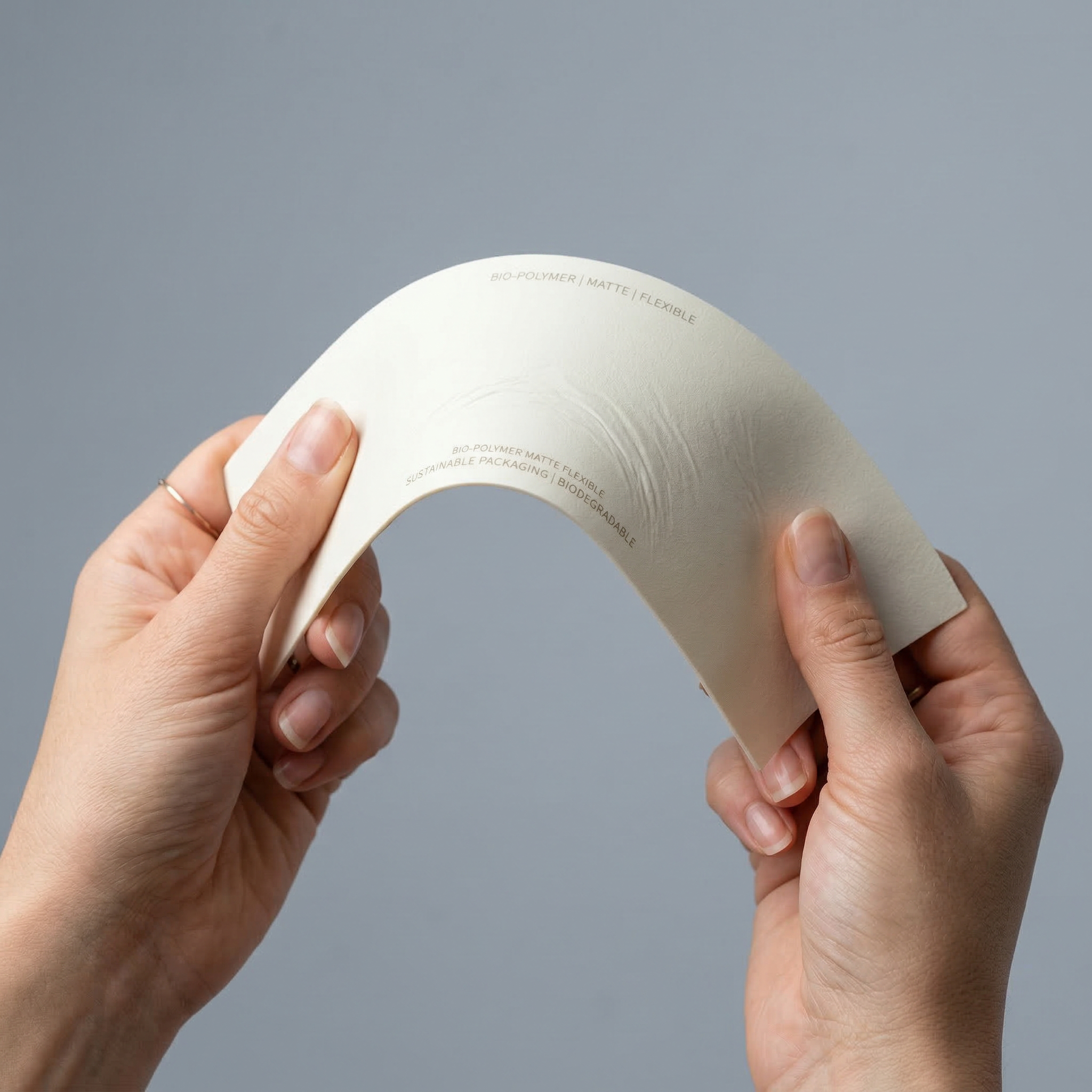 Flexible bioplastic packaging material
